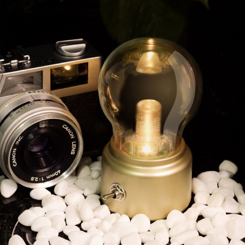 Creative Vintage LED Bulb Table Lamp