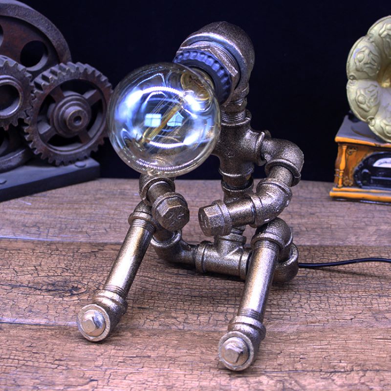 Retro Industrial Robot Table Lamp