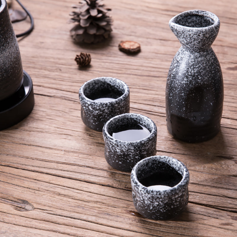 Akasuki Japanese Ceramic Sake Set