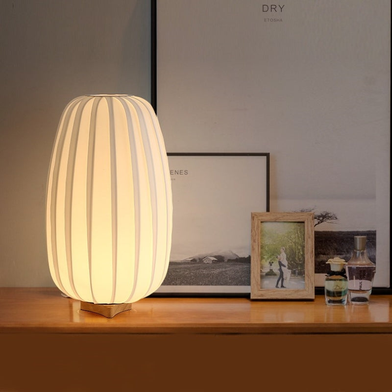 Japanese Fabric Minimalist Table Lamp