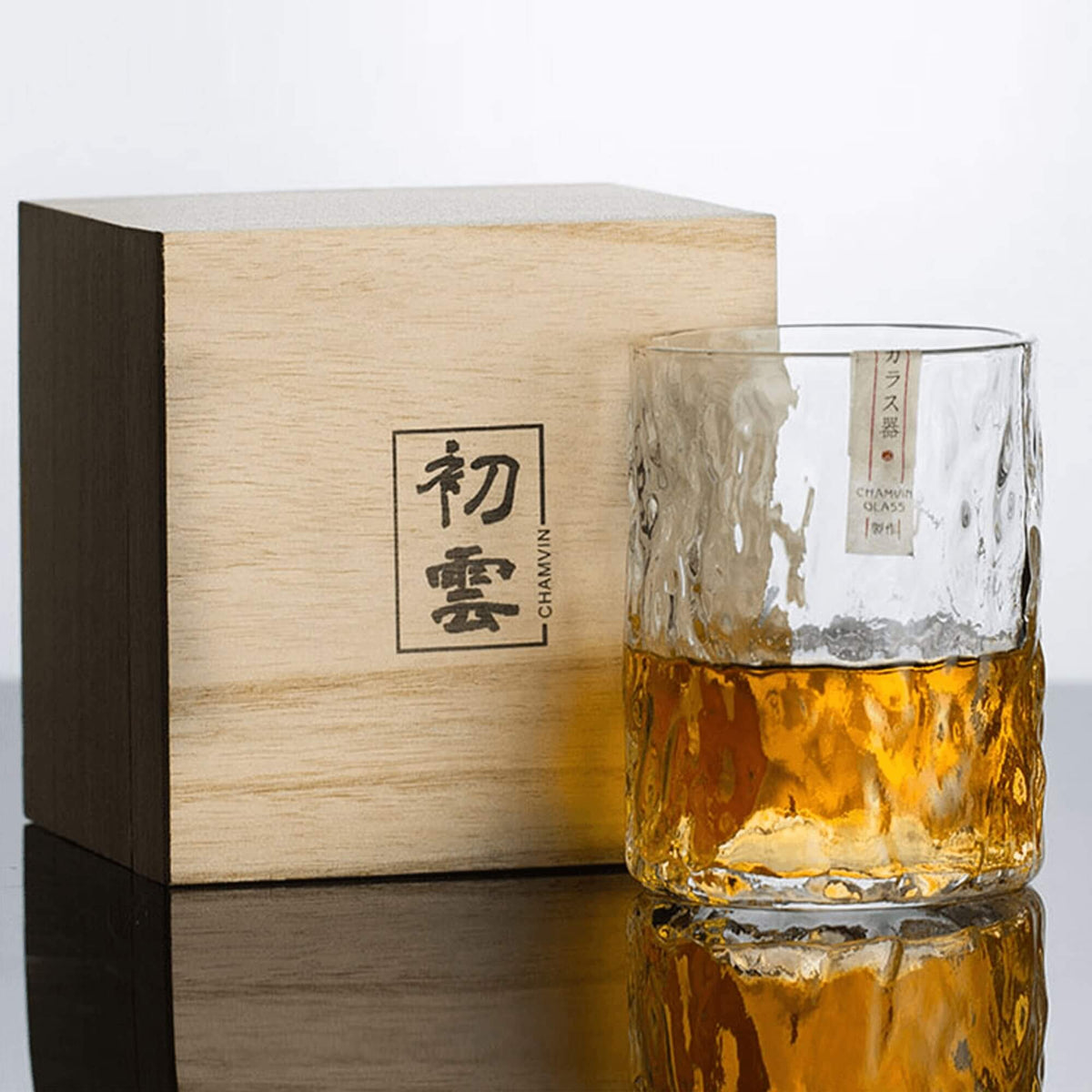 Custom Chamvin Whiskey Glass