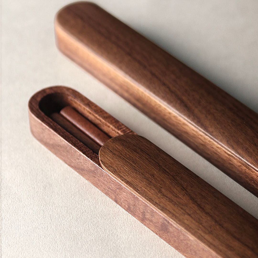 Koyo Custom Wooden Chopstick Set With Case