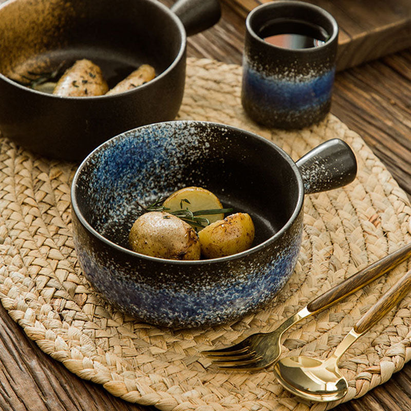 Akasuki Single Handle Ramen Bowl