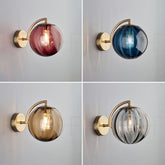 Modern Glass Globe Wall Lamp
