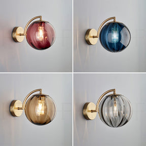Modern Glass Globe Wall Lamp