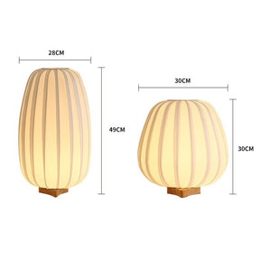 Japanese Fabric Minimalist Table Lamp