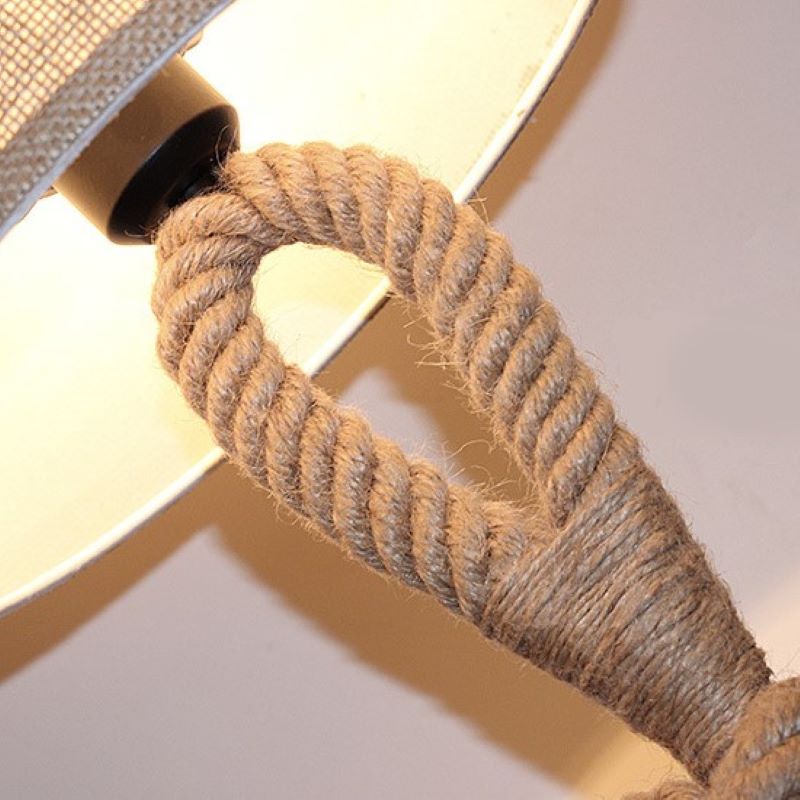 Vintage Twine Table Lamp