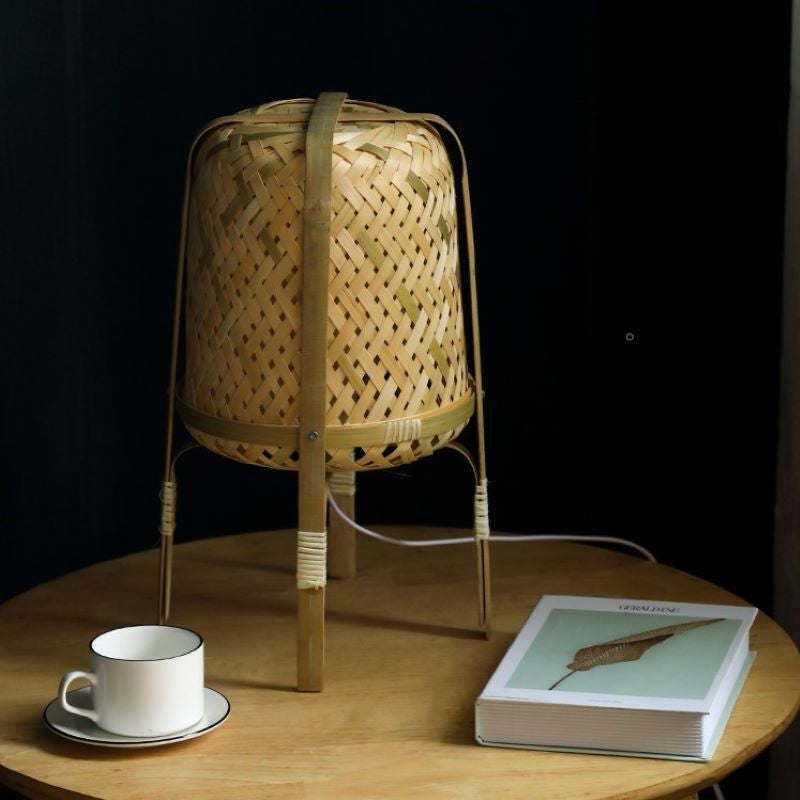 Vietnamese Style Bamboo Table Lamp