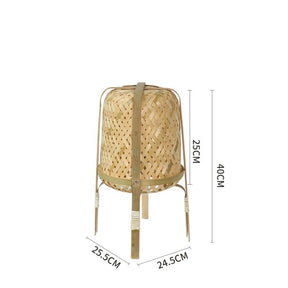 Vietnamese Style Bamboo Table Lamp