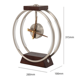 Modern Minimalist Clock Table Lamp
