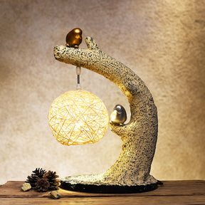 Retro Creative LED Tree Root Table Lamp