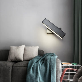 Wooden-Like LED Rotatable Wall Lamp
