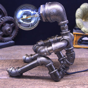 Retro Industrial Robot Table Lamp
