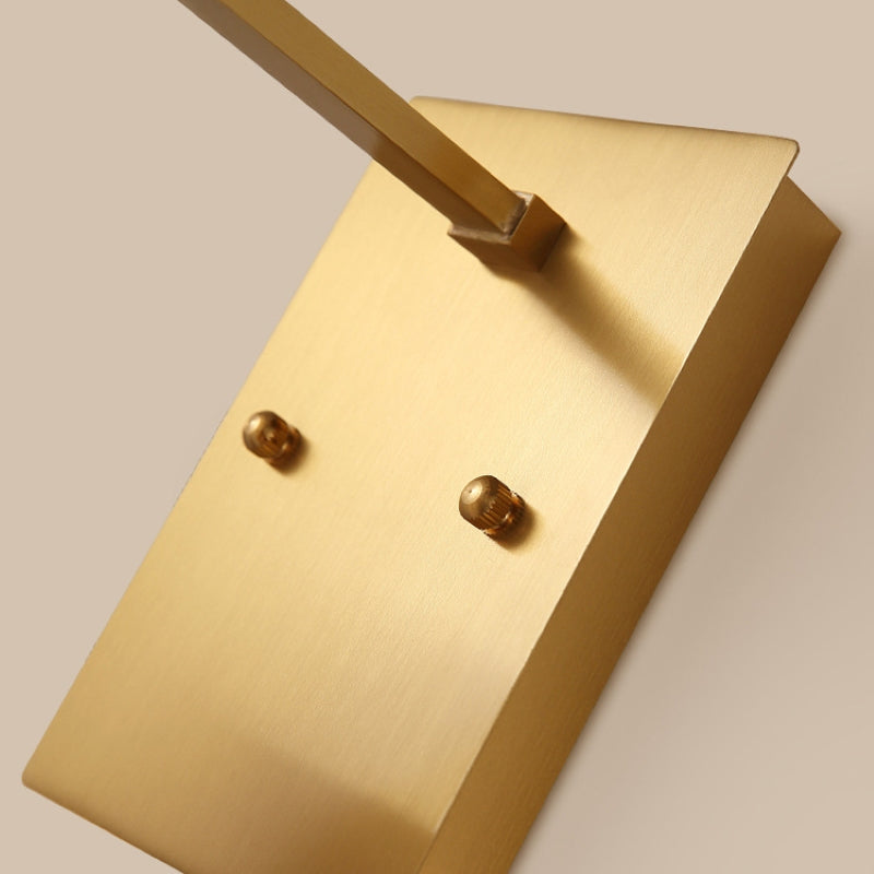 Asian Copper Minimalist Lantern Wall Lamp