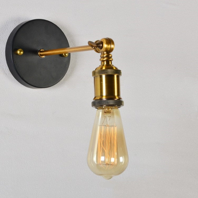 Creative Vintage Metal Bulb Wall Lamp