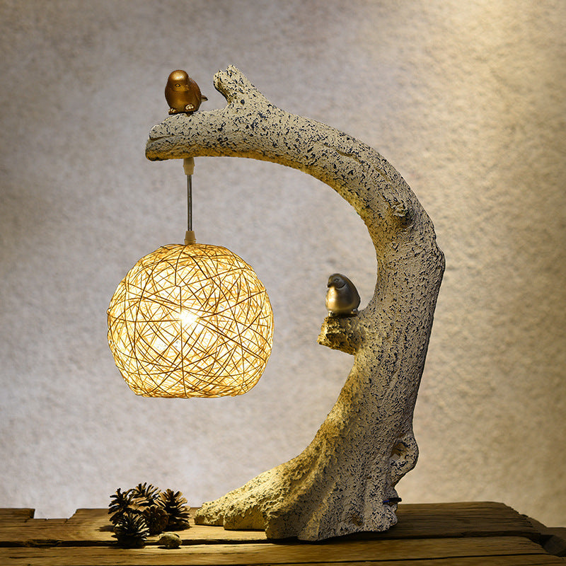 Retro Creative LED Tree Root Table Lamp