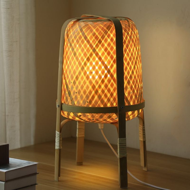 Vietnamese Style Bamboo Table Lamp