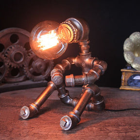Retro Industrial Robot Table Lamp