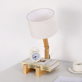 Wooden Robot Creative Table Lamp