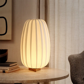 Japanese Fabric Minimalist Table Lamp