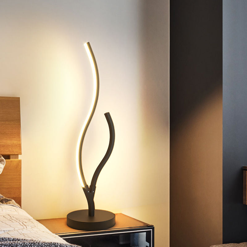 Creative LED Wave Shape Table Lamp