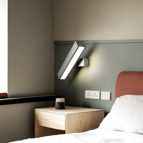 Wooden-Like LED Rotatable Wall Lamp
