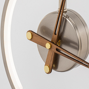 Modern Minimalist Clock Table Lamp