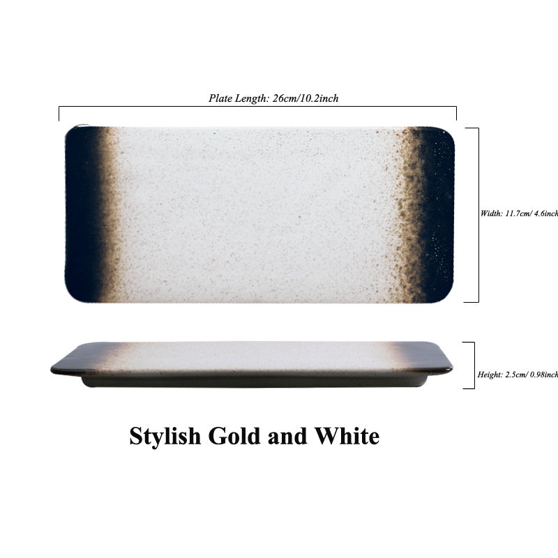 Akasuki Flat Sushi Plate