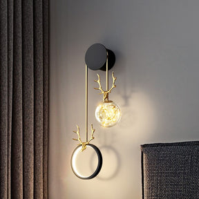Creative Deer Head Wall Lamp