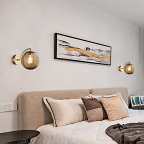 Modern Glass Globe Wall Lamp