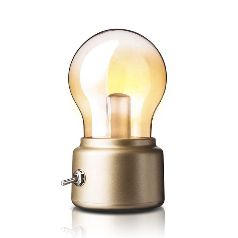 Creative Vintage LED Bulb Table Lamp
