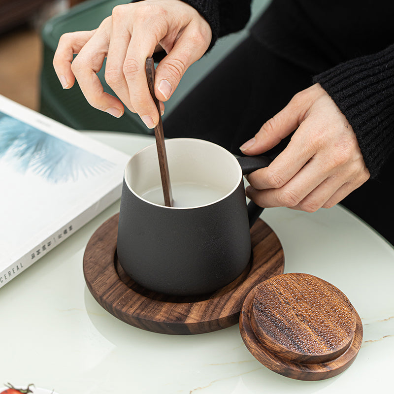Customizable Handmade Ceramic Coffee Mug Set