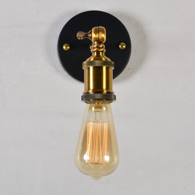 Creative Vintage Metal Bulb Wall Lamp
