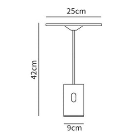 Modern Adjustable Pure White Table Lamp