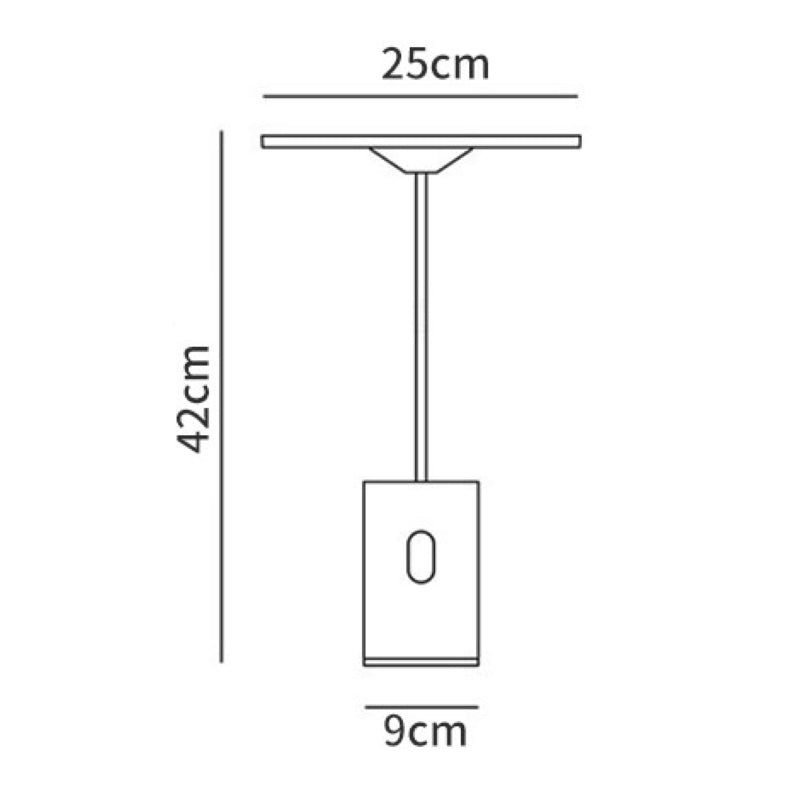 Modern Adjustable Pure White Table Lamp