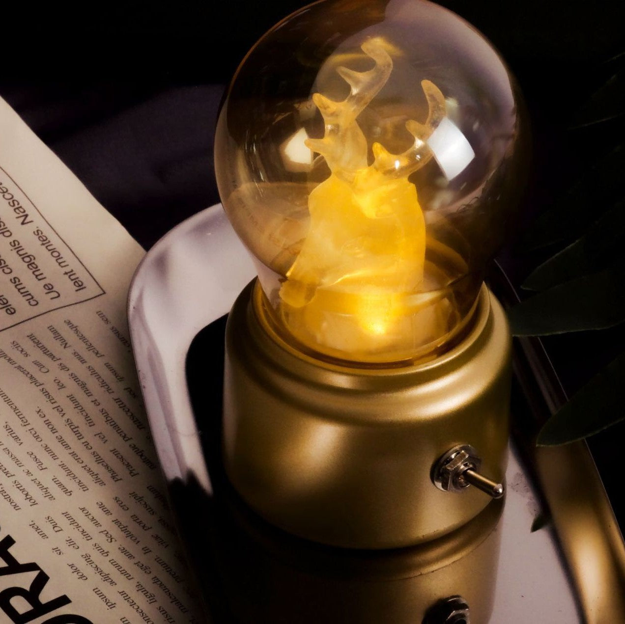 Creative Vintage LED Bulb Table Lamp