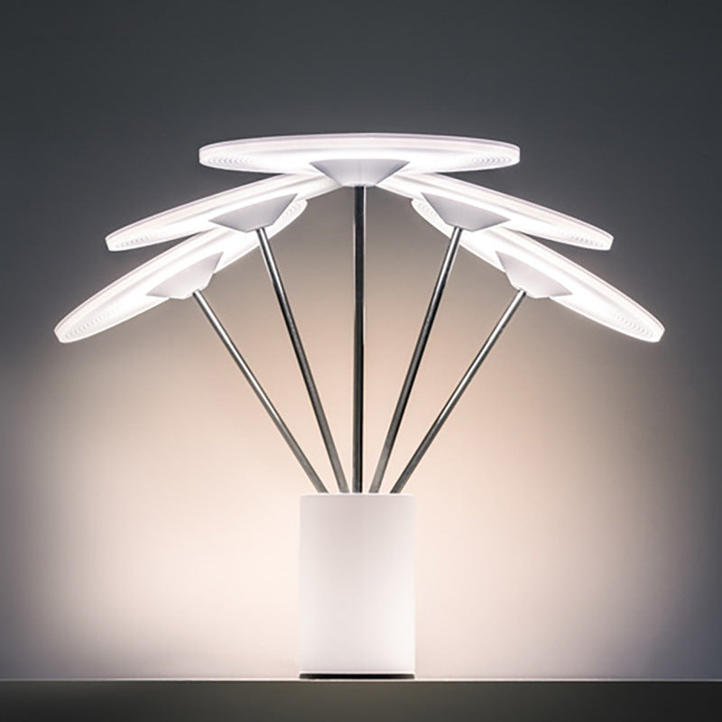 Modern Adjustable Pure White Table Lamp