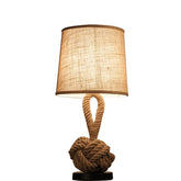 Vintage Twine Table Lamp