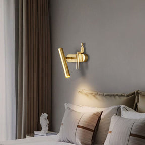 Modern Minimalist Creative Brass Wall Lamp
