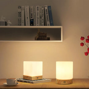 Japanese Style Wooden Table Lamp