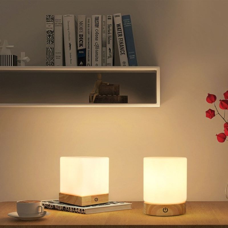 Japanese Style Wooden Table Lamp