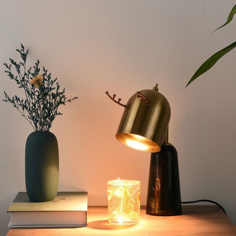 Korean Style Minimalist Antler Table Lamp