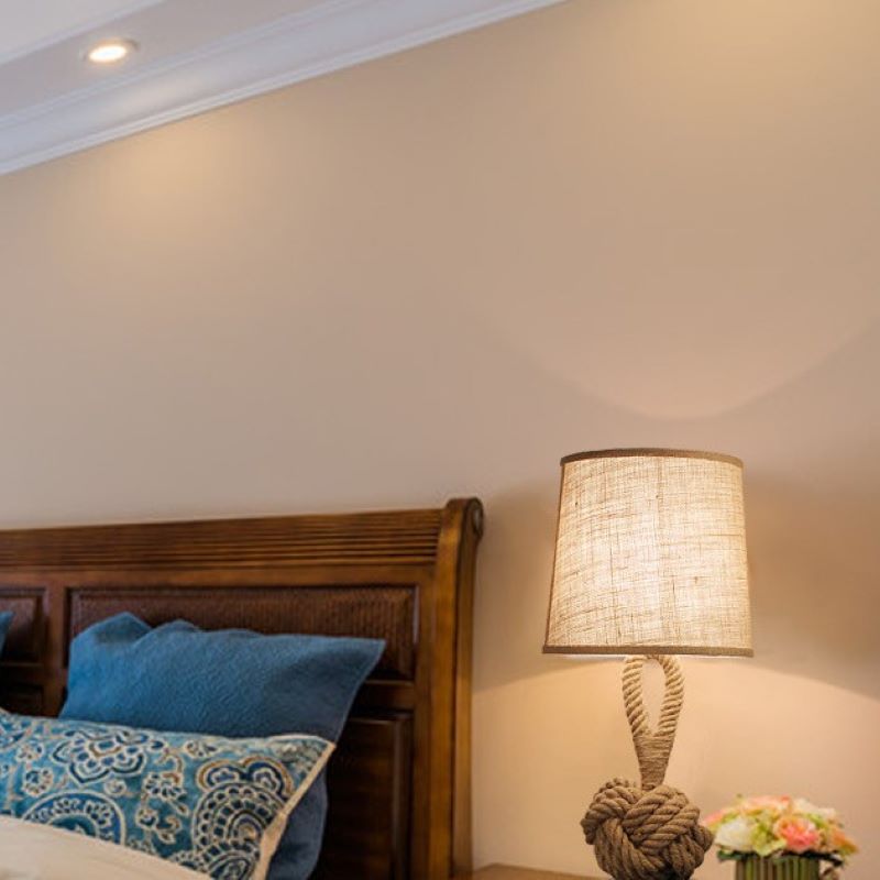 Vintage Twine Table Lamp