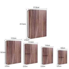 Wooden LED Flip Book Table Lamp