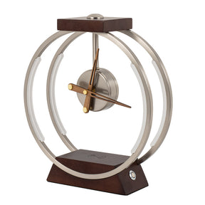 Modern Minimalist Clock Table Lamp