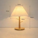 Pleated Fan Fabric Table Lamp