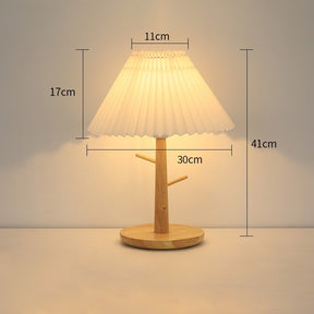 Pleated Fan Fabric Table Lamp