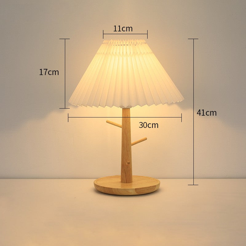 Pleated Fan Fabric Table Lamp