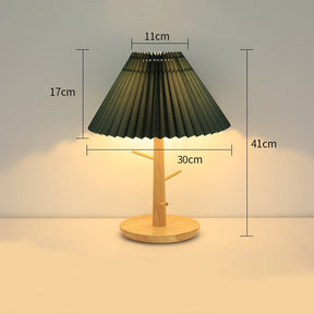 Pleated Fan Fabric Table Lamp
