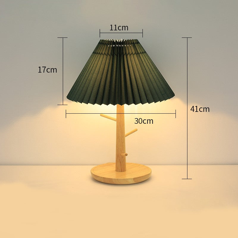 Pleated Fan Fabric Table Lamp